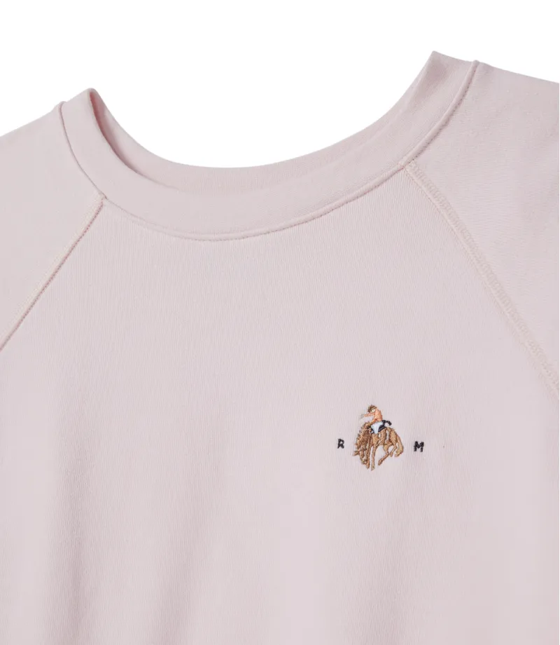 RM Williams Buck Easy Crew Jumper Pink-5